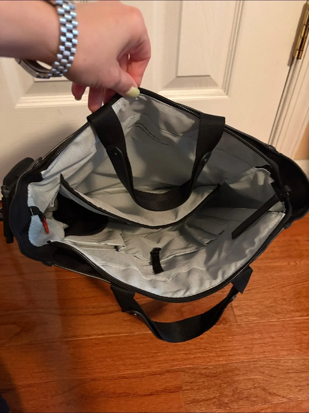 Sherpani Black Convertible Backpack Tote